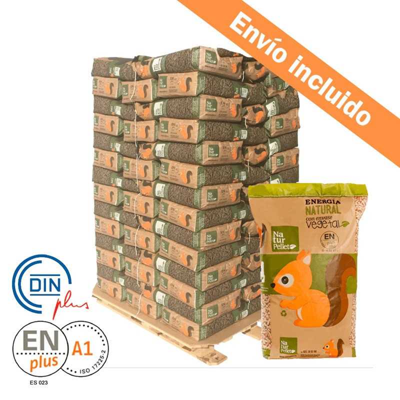 Naturpellet – 3 Palets (231 sacos)